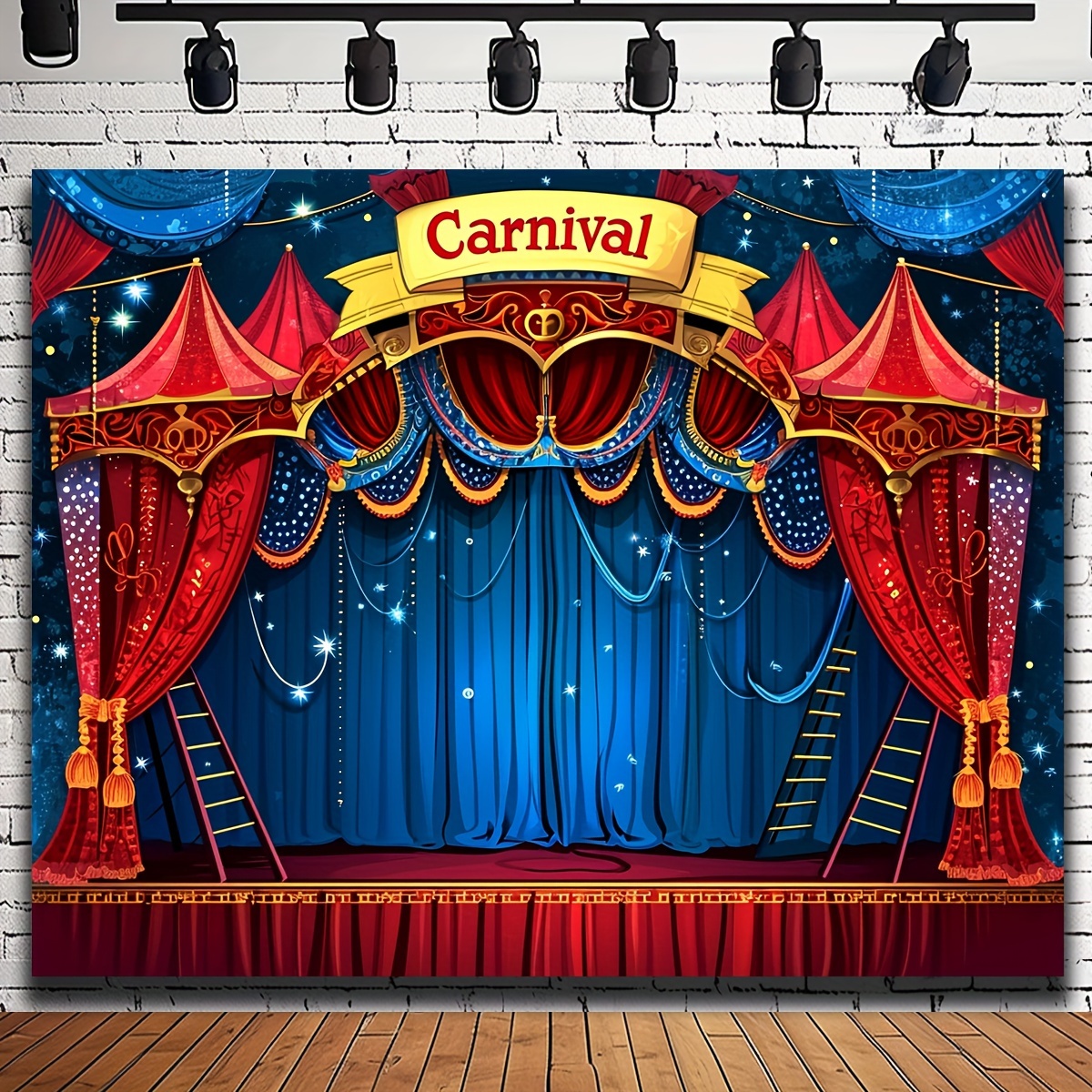 10 piezas de decoraciones de fiesta de carnaval, decoraciones de fiesta  temática de circo, centros de mesa de carnaval para mesas, decoraciones de