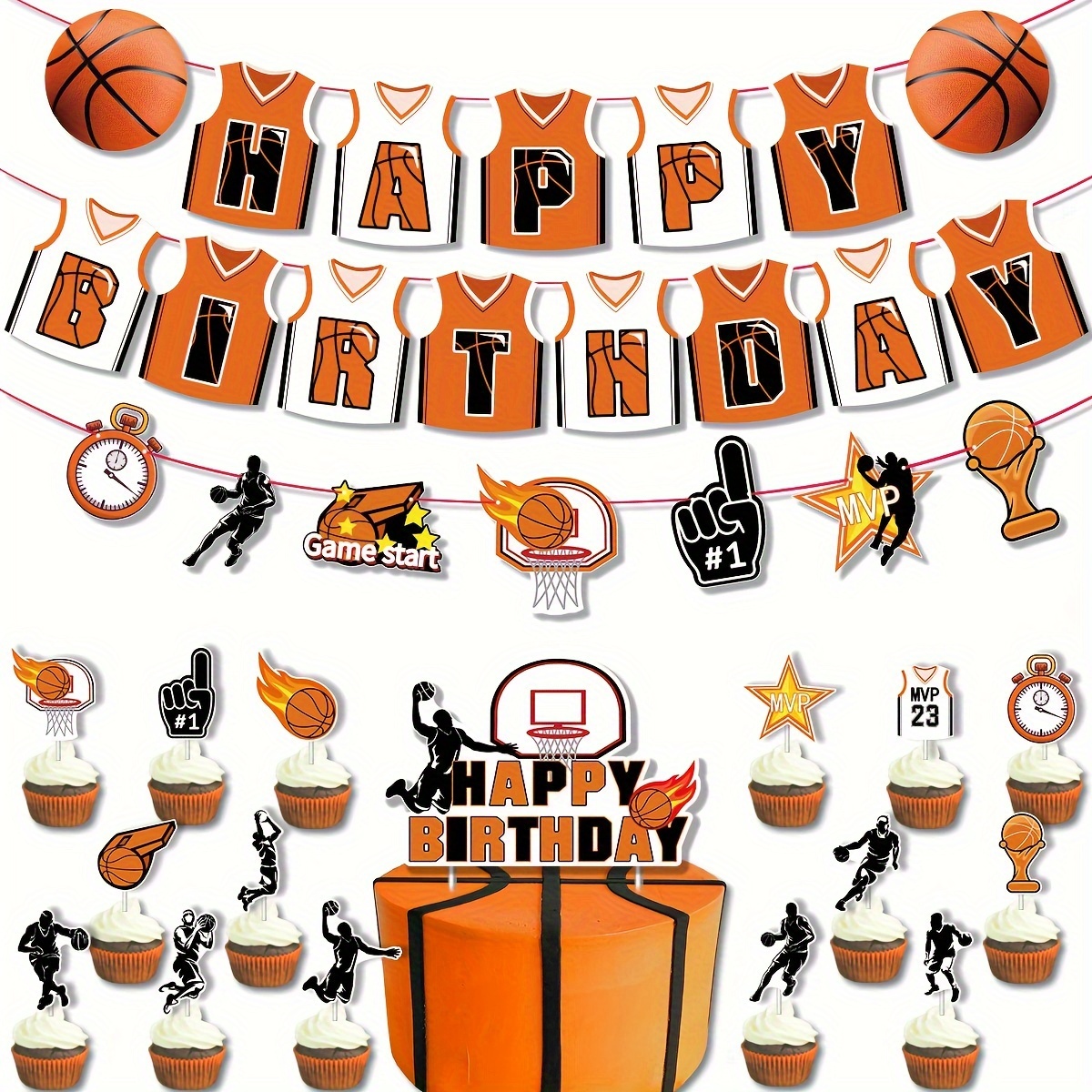 16 bolsas de regalo de baloncesto, bolsas de regalos de baloncesto para  suministros de fiesta de cumpleaños de baloncesto, bolsa de baloncesto para