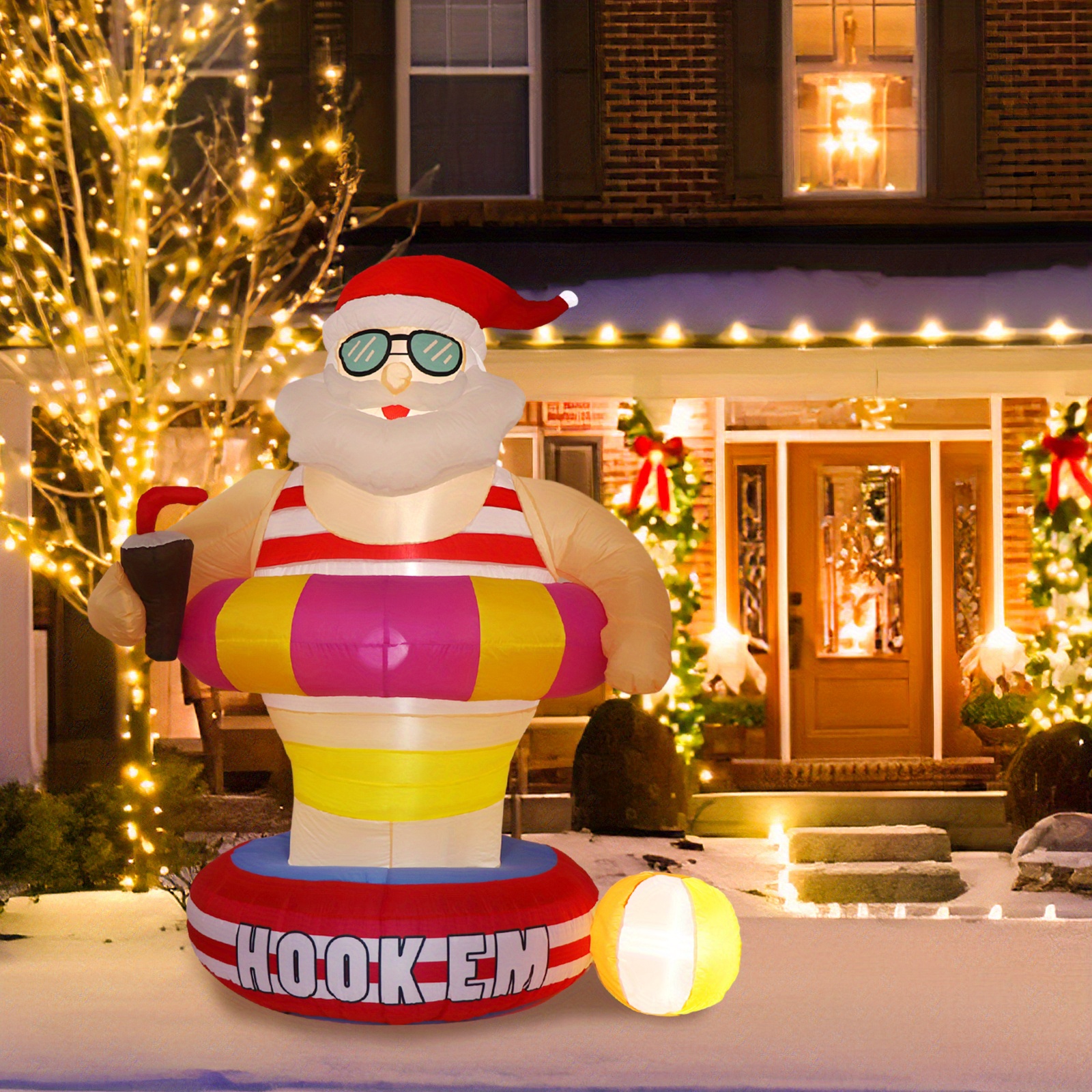 Rudolph Inflatable Christmas Decorations Temu