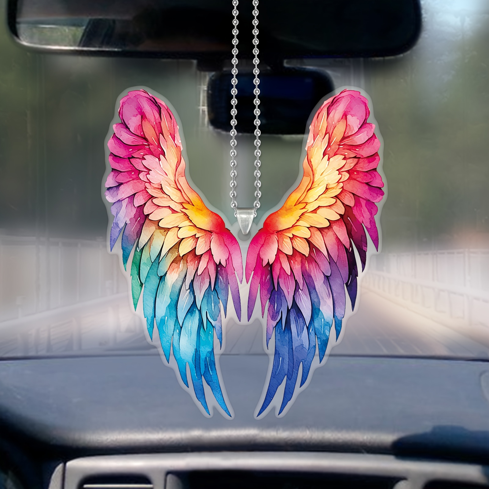 Foto personalizada de cristal para colgar adornos de coche con foto  personalizada para espejo retrovisor de coche, accesorios colgantes