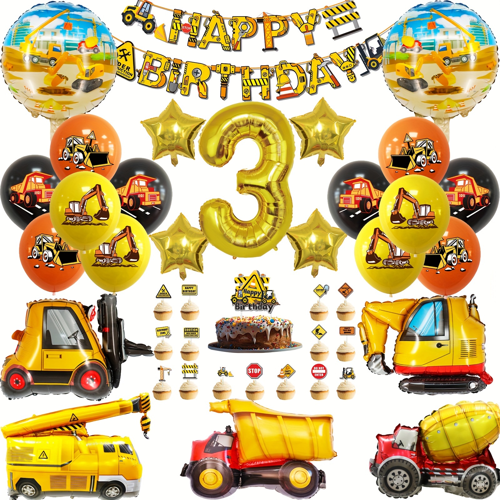 Pancarta Feliz Cumpleaños Vehículos Transporte Coche, Autobús, Tren, Barco,  Helicóptero, Semáforo, Accesorios Fotográficos Niños, Decoraciones Fiesta  Cumpleaños Tema Transporte Niños - Juguetes - Temu