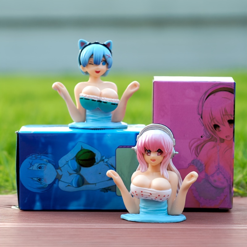 Kanako Ornements secouant la poitrine, figurine d'anime, modèle