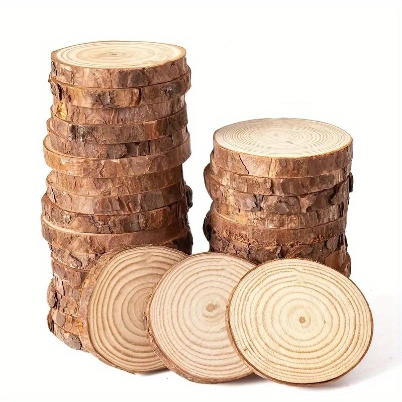 Tondo Legno Grezzo,10 PCS Dischi Legno Rotondi di Legno Naturale Cerchi  Dischi di Legno Grezzo per Artigianato Forniture fai da te 9~10cm Non  Forati : : Casa e cucina