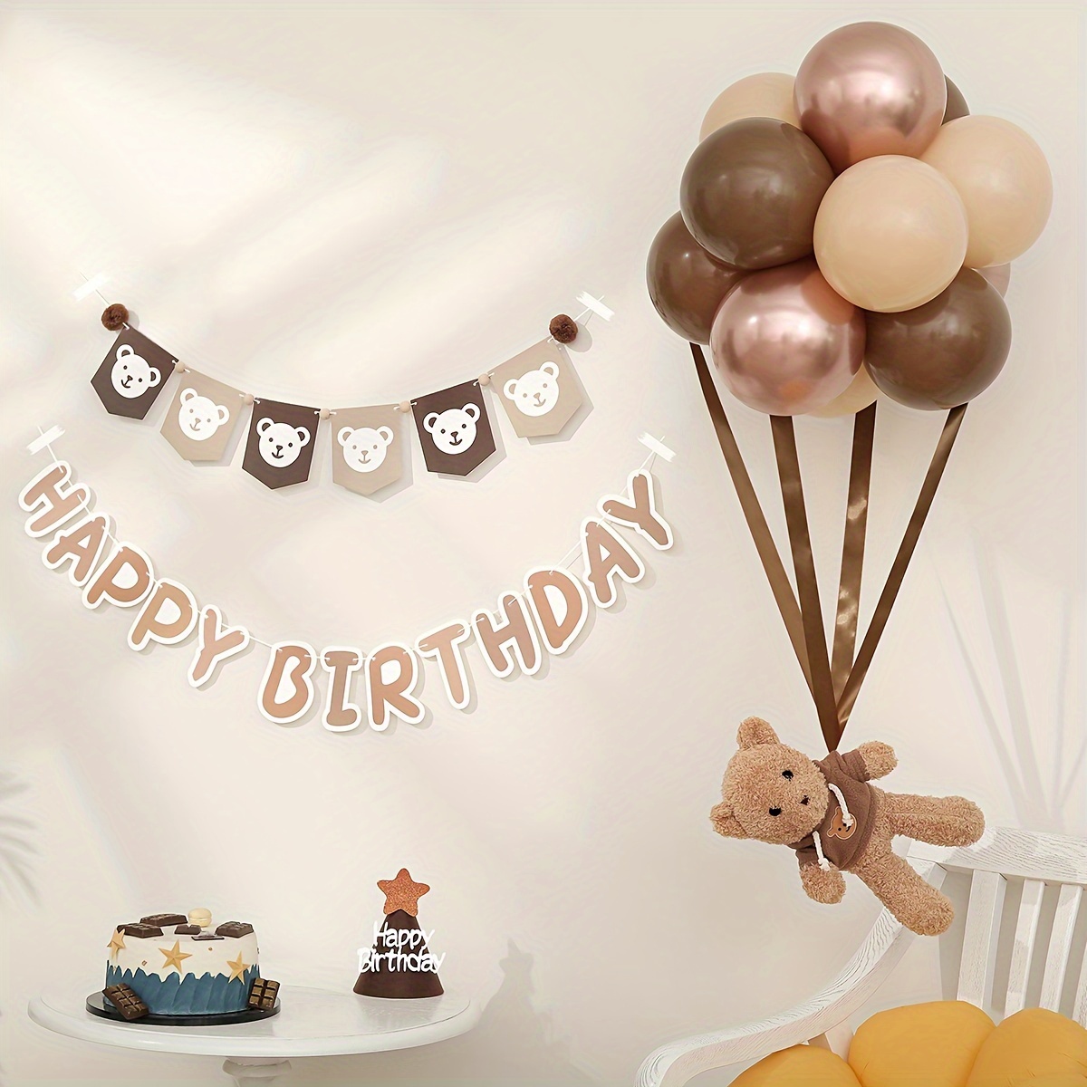 Un pastel Topper Boy Girl 1 año cumpleaños bebé Smash Cake Topper primer cumpleaños  decoración 1er cumpleaños pastel de madera Topper -  México
