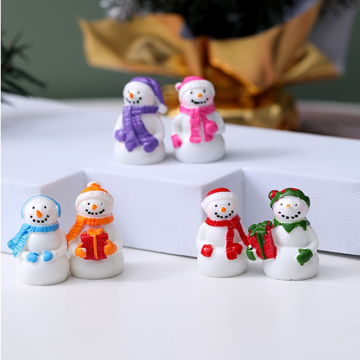 DIY Dressing Christmas Quicksand Silicone Resin Shaker Molds Xmas House  Tree Sownman Design Resin Mold Set Jewelry Crafts Making
