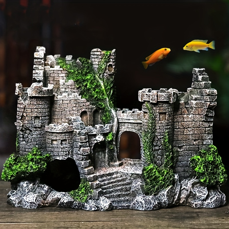 Décoration d'aquarium en résine avec Triomphe Pompe à oxygène et Pierre à  Bulles d'air