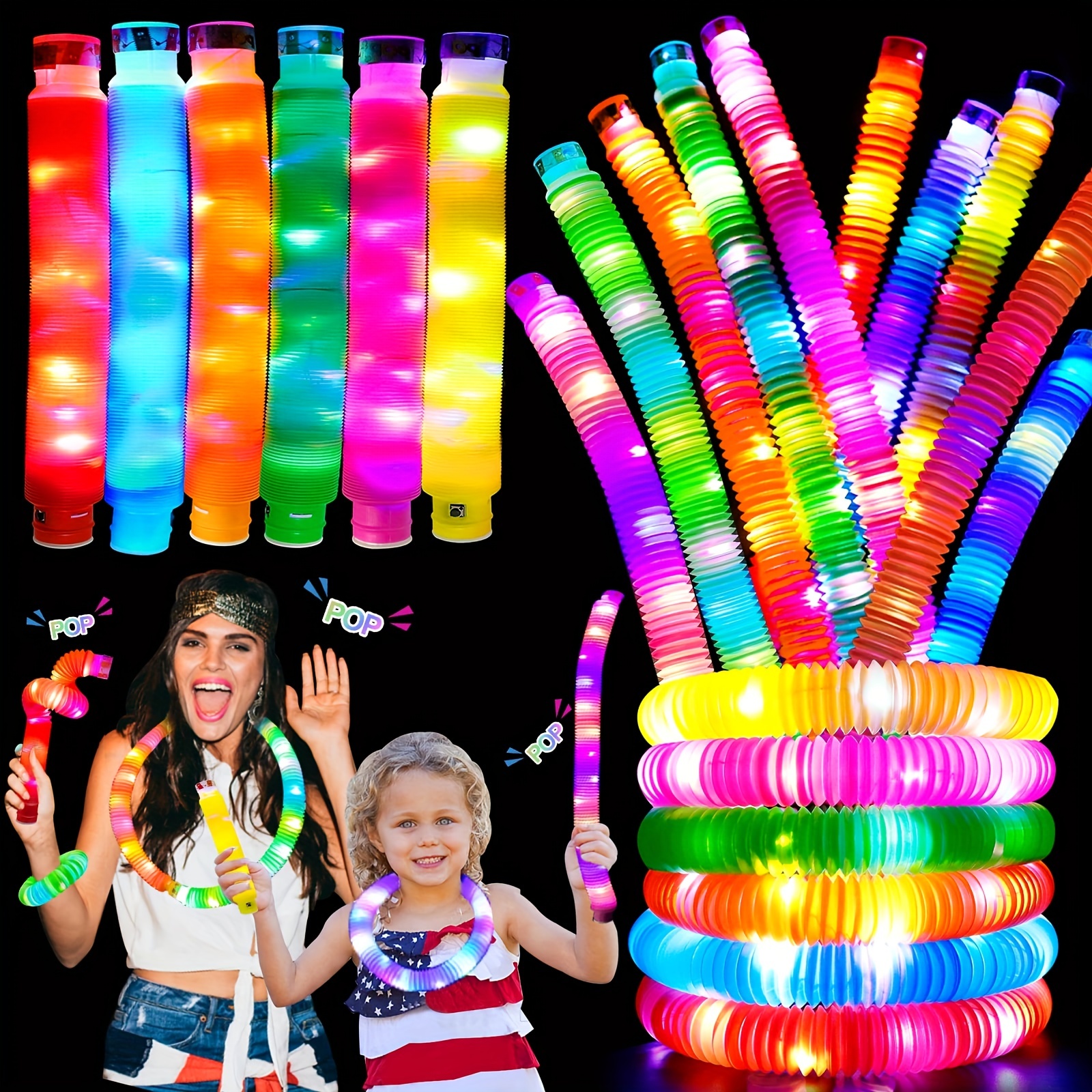 36/60Pcs Glow Sticks Party Fluorescence Light Foam Stick Neon For Wedding  Party Glow Sticks Colorful Glow Stick Party Supply