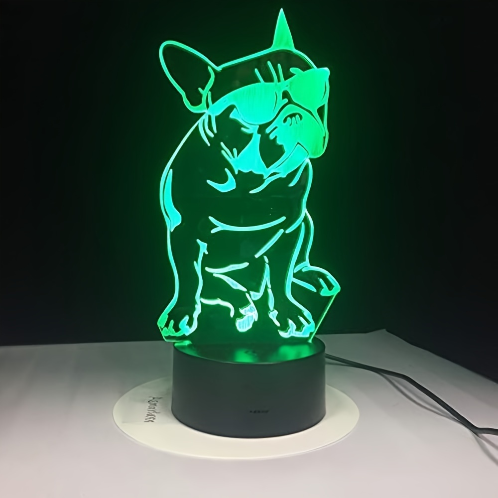 Lámpara de fotos Luz LED Retrato grabado Luz de noche de perro –  milamparaluna