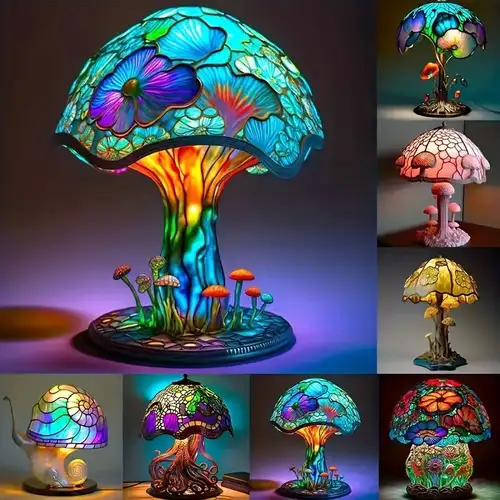 Mushroom Lamp - Temu