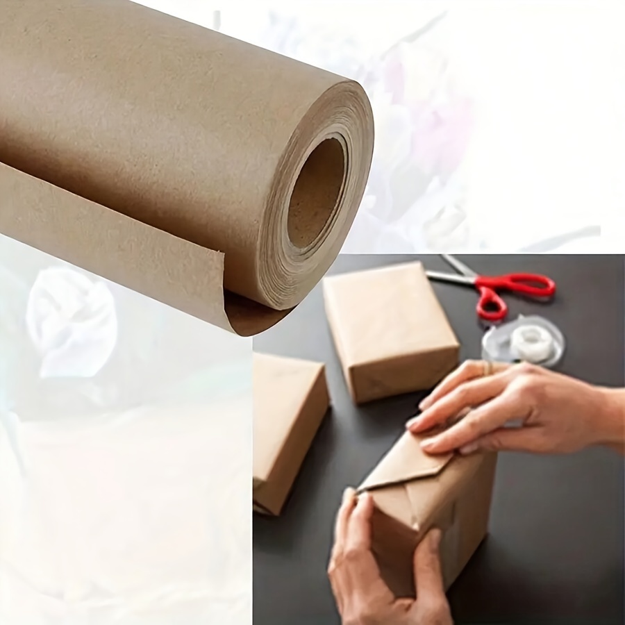Wrapping Paper Roll Mini Roll Green Golden Foil Design With - Temu