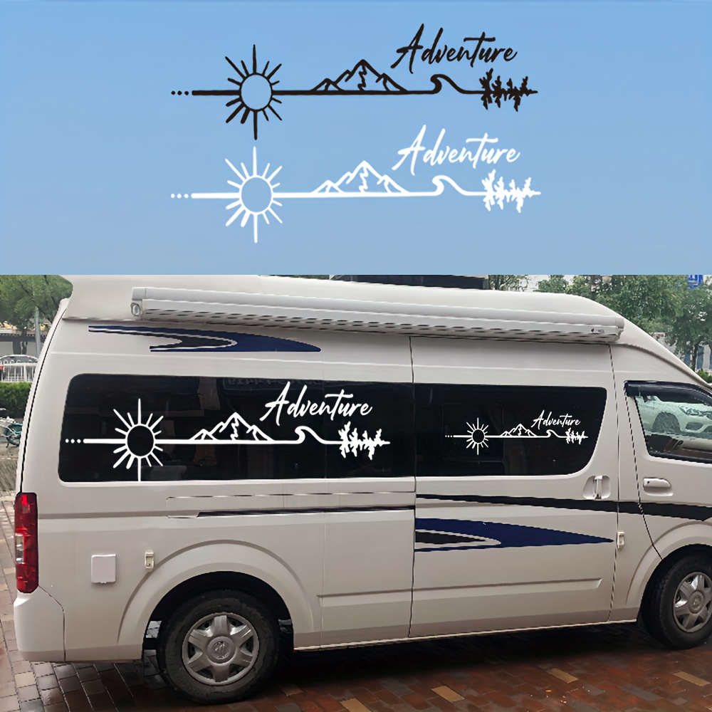 Auto styling Ocean Mountain Aufkleber Camper Van Wohnmobil - Temu Austria