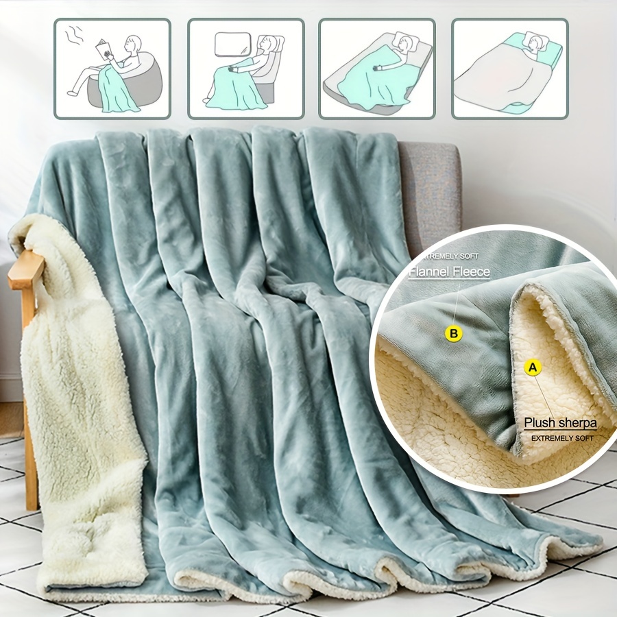 Fleece Blanket Throw Blanket Fuzzy Super Soft Plush Luxury - Temu