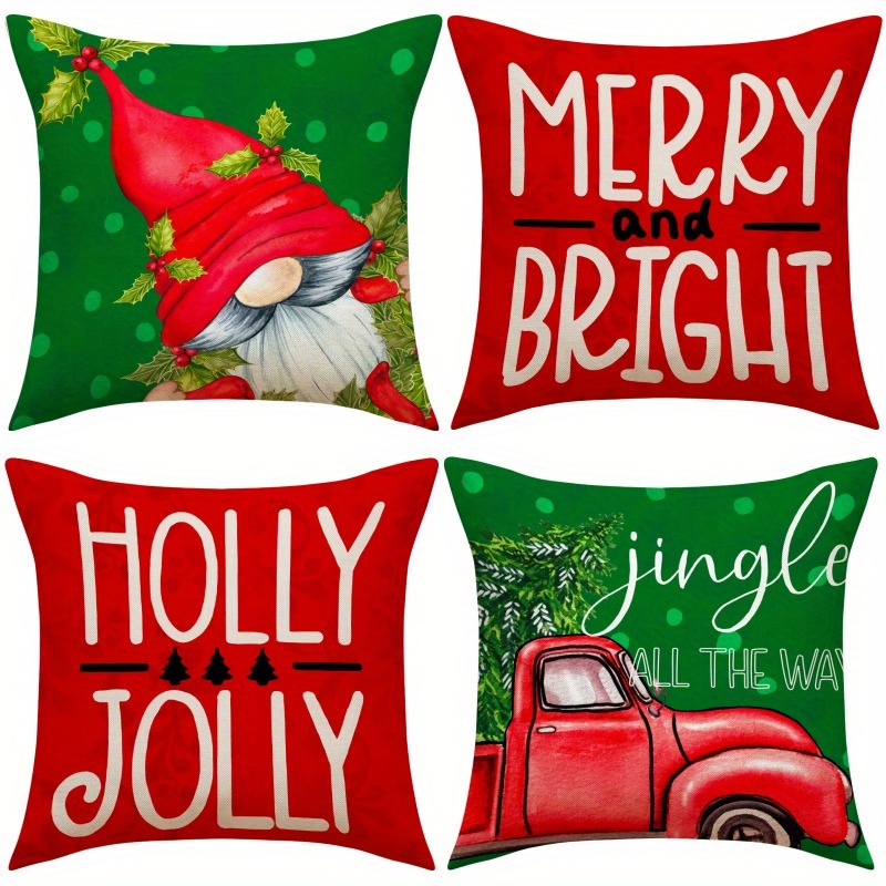 Christmas throw clearance pillows clearance