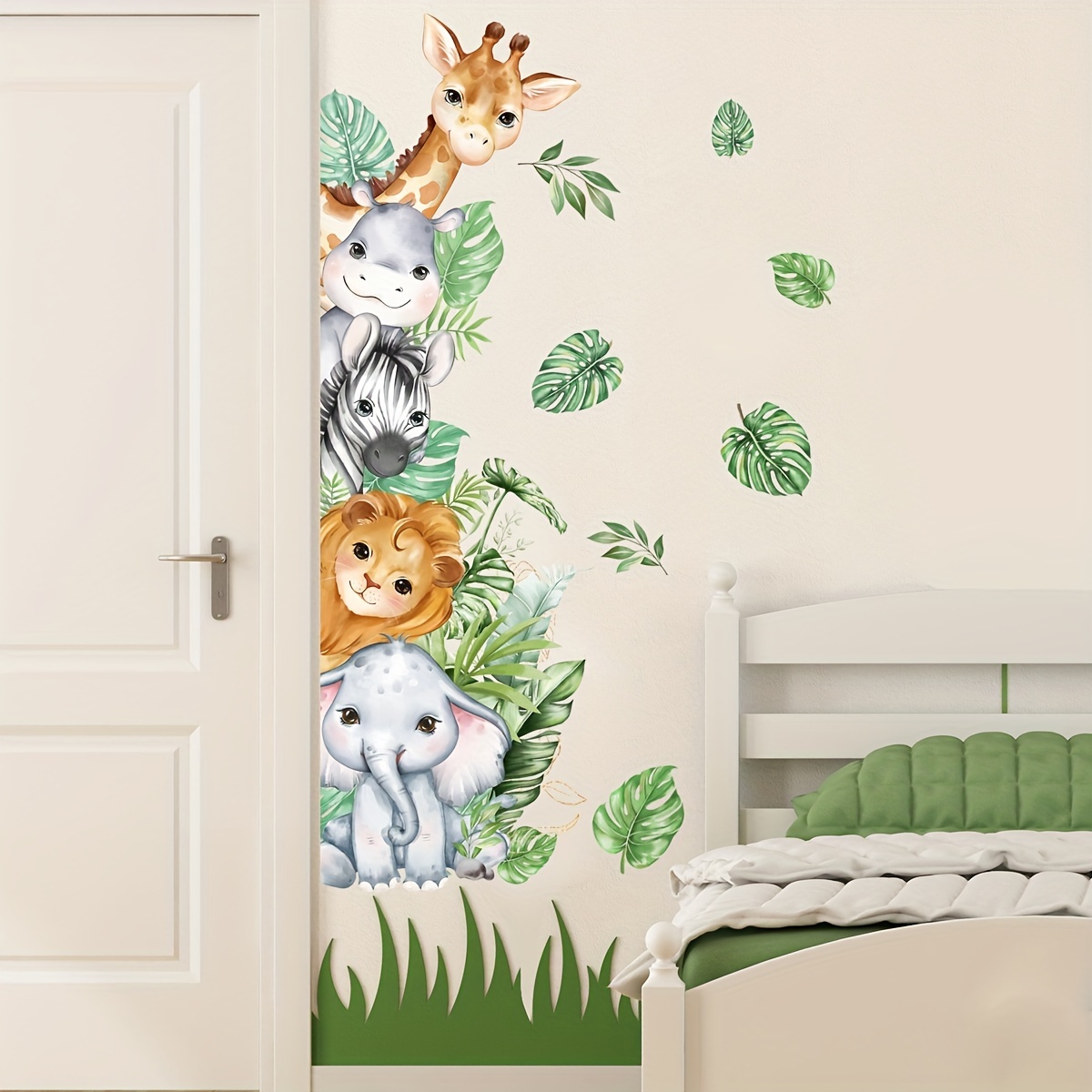 Jungle Adventure Awaits: Animal Wall Decals For Boys Bedroom - Temu