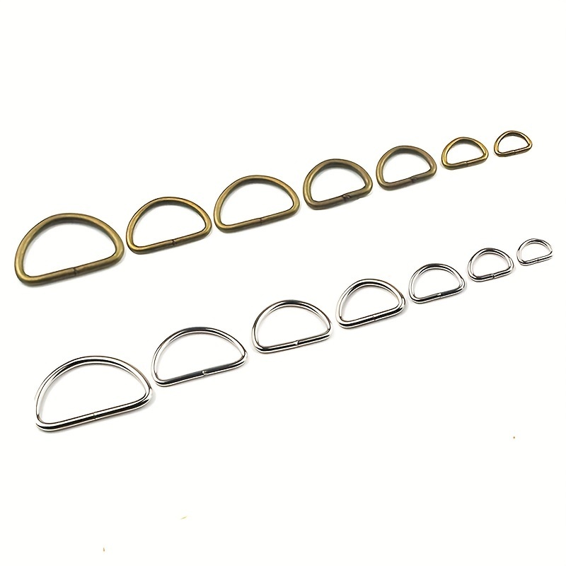 Diy Clothing Metal D ring Accessories Multi size Optional - Temu