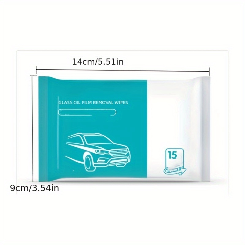 Car Glass Oil Film Removal Wipes Automobile Wet Glasses - Temu