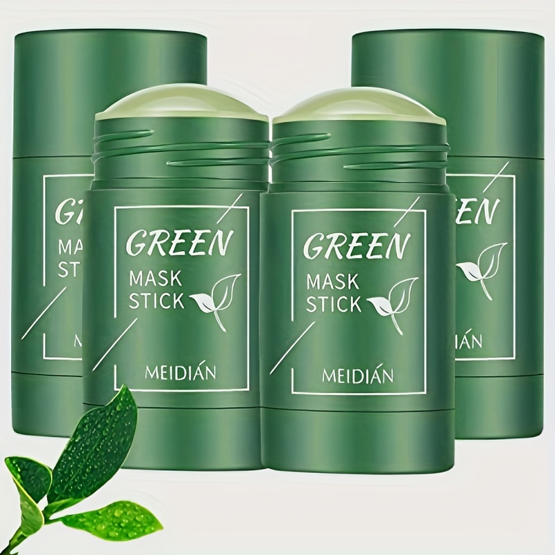 Green Mask Stick for Face Clean Pore Dirt Green Tea Stick Mask Blackhead  Acne Face Mask Green Tea Cleansing Mask Hydrating Face Masks Clay Mask Deep  Cleansing Skin Care Mud Mask 