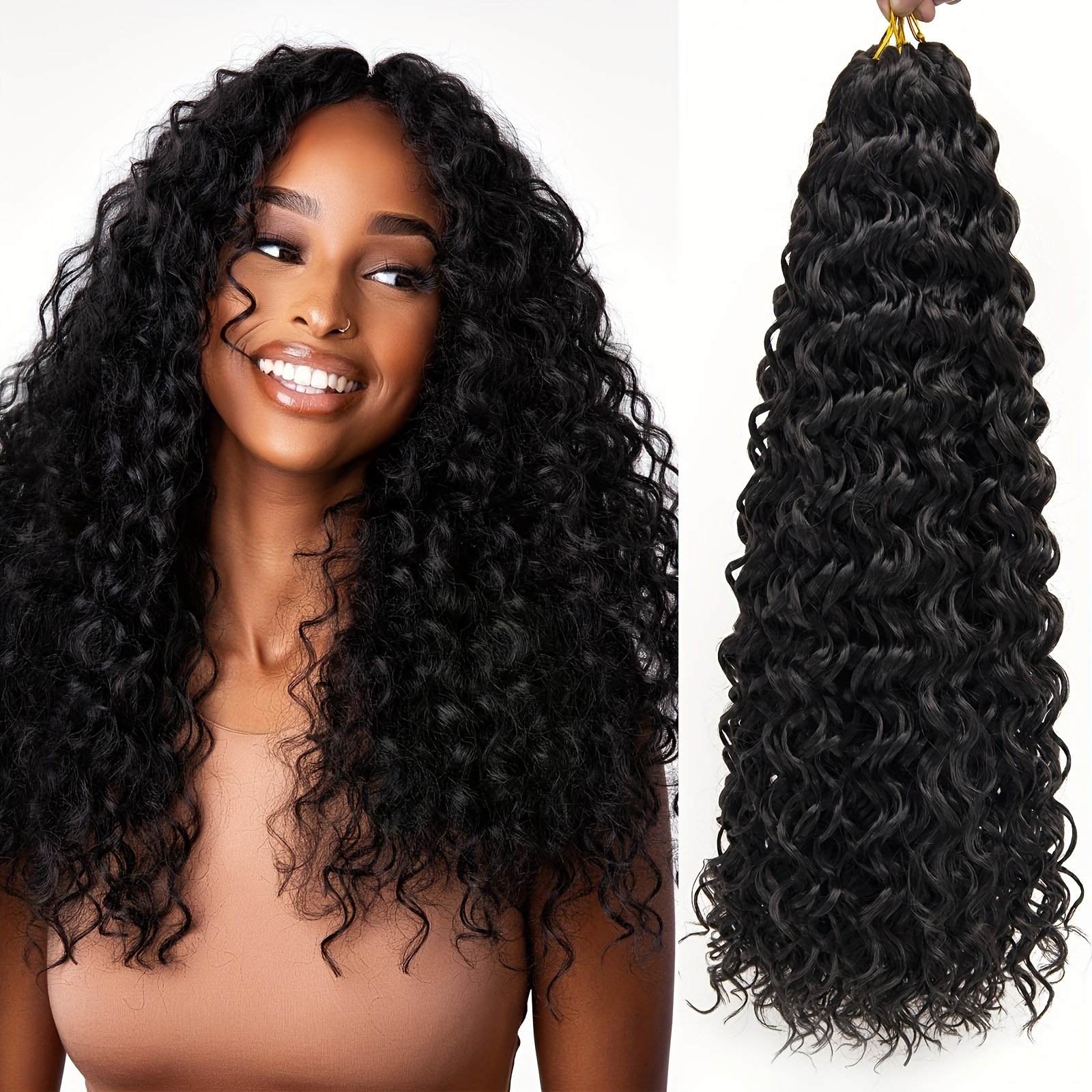 Crochet Boho Box Braids With Human Hair Curls Pre-looped Synthetic Braids  Human Hair Curls Braiding Hair Extensions 30inch - AliExpress