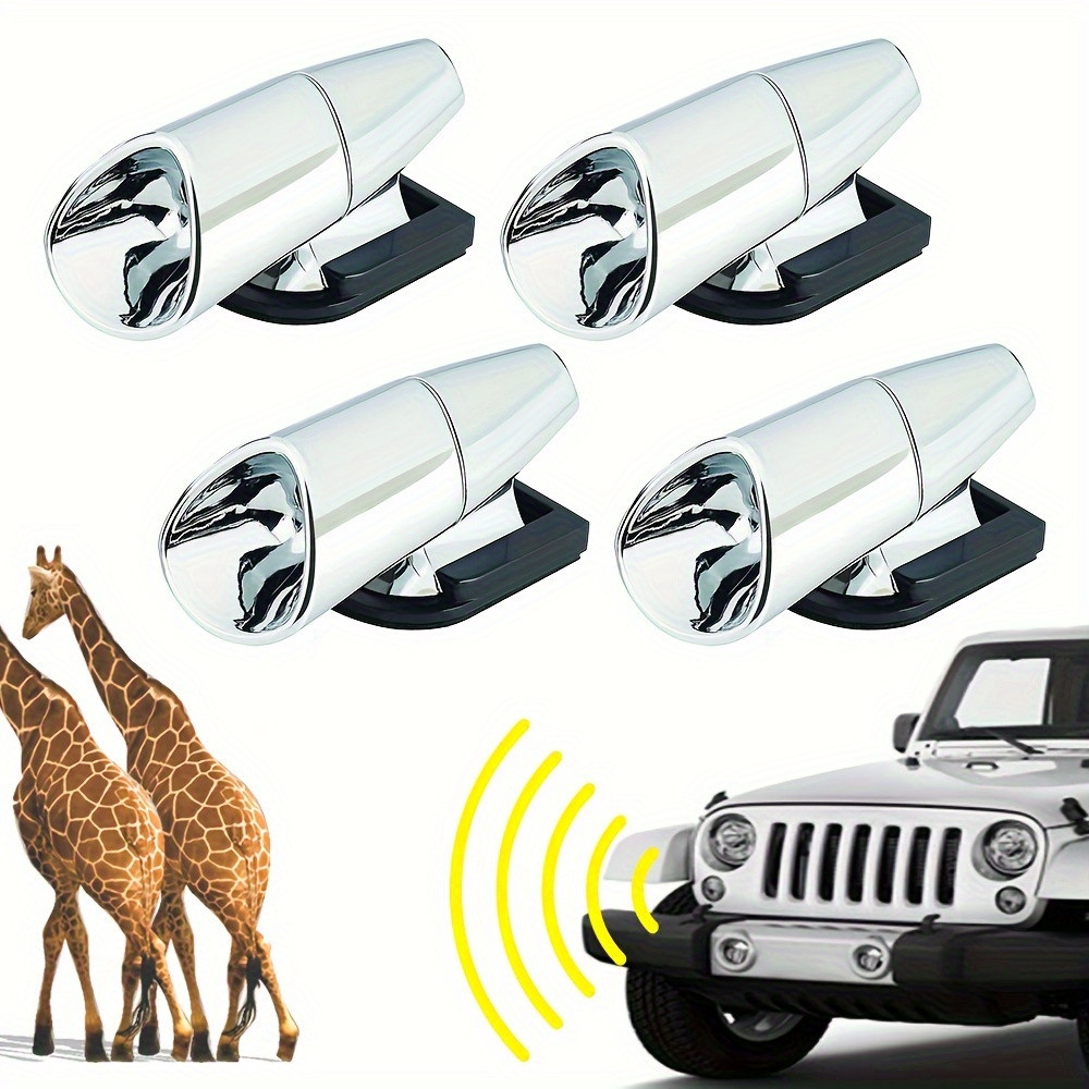6 Deer Whistles Wildlife Warning, Self-adhesive Warning Car Device
