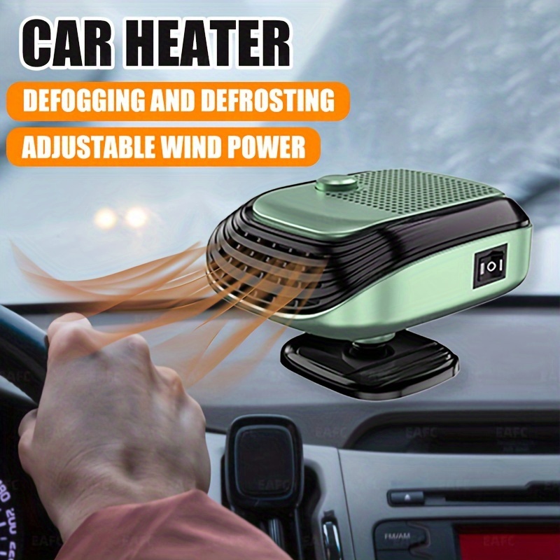 Car Heater,12V Car Heater 3 Hole Portable Winter Heating Warmer Windshield  Defroster Fog Removing