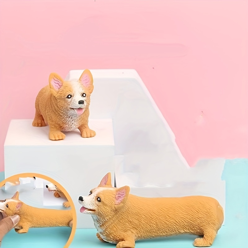 Pet Dog Toys Corgi Cute Butt Shaped Plush Toy Squeaky Dog - Temu Italy