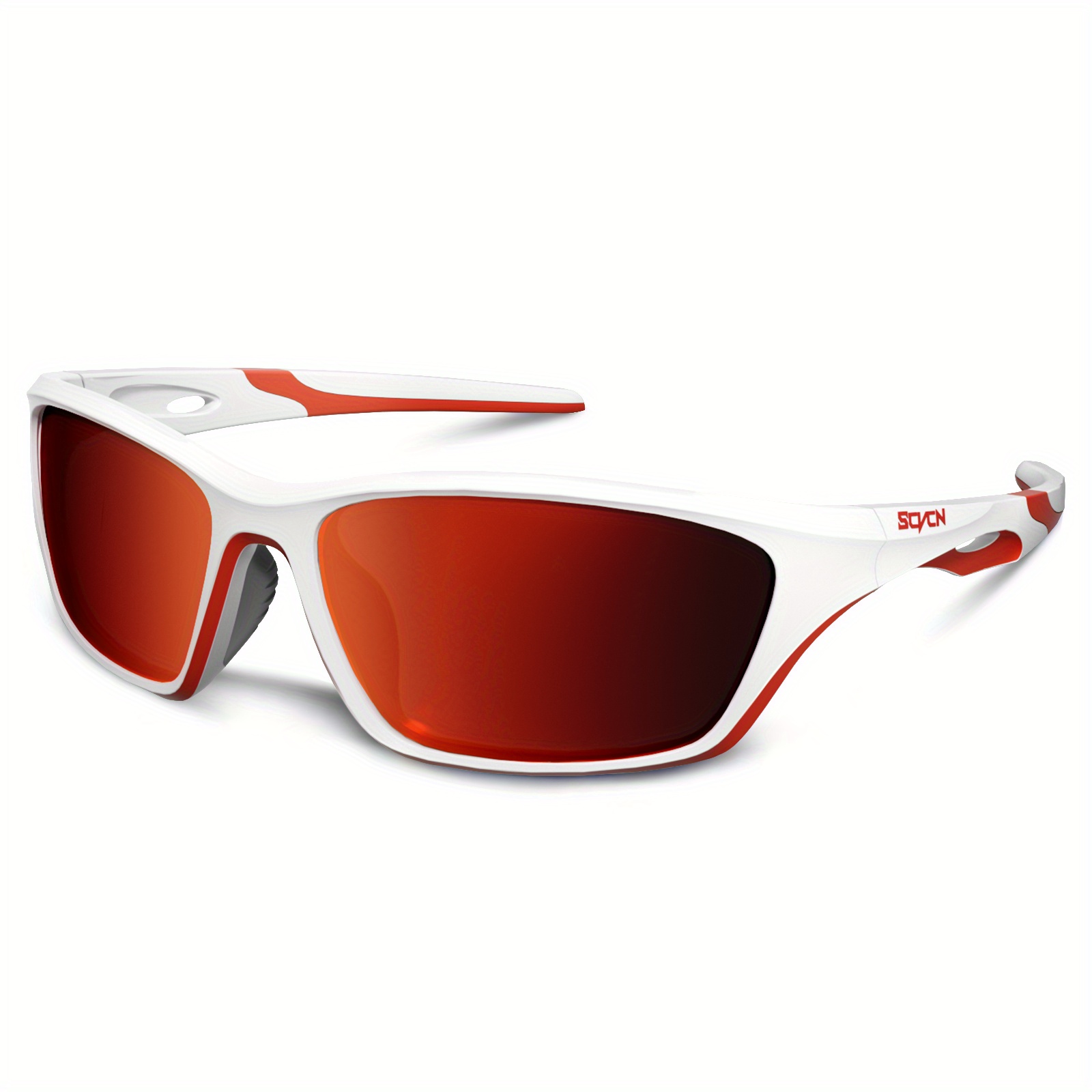 Mirrored Men Boys Sport Wrap Sunglasses Ski Cycling Baseball Running Glasses  New