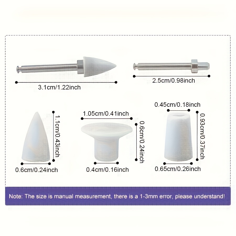 Dental Composite Polishing Kit Rubber Polisher Resin Base For Contra Angle