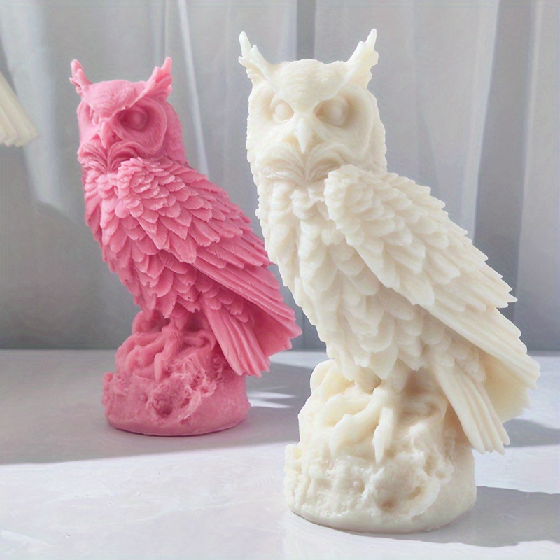 Owl & Flowers Silicone Mold