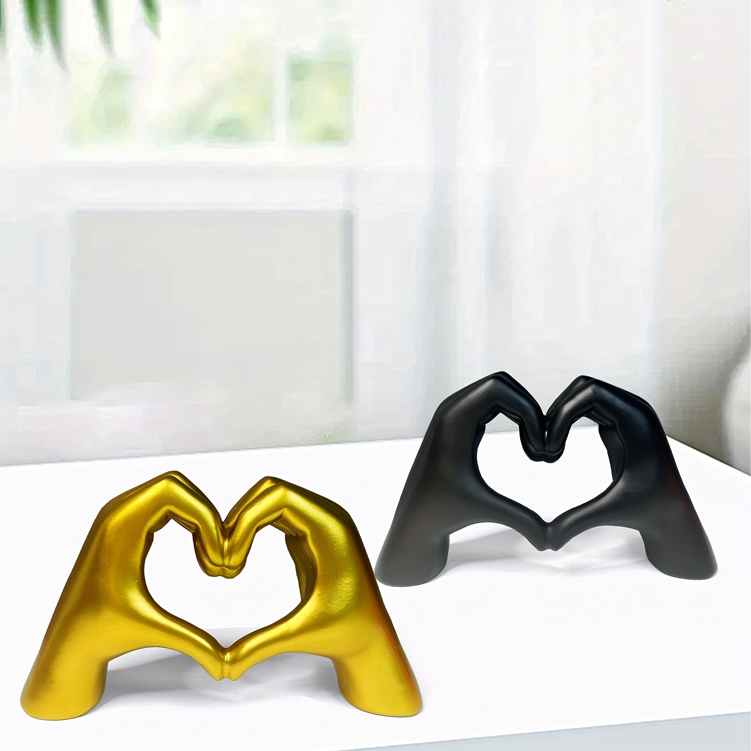 Hand Heart Desktop Sculpture
