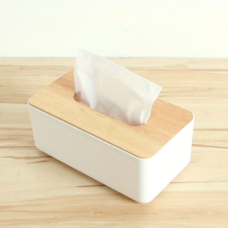 Simple Household Round Paper Box Plastic Tissue Box Mouse Proof Storage  Containers Small Containers with Lids