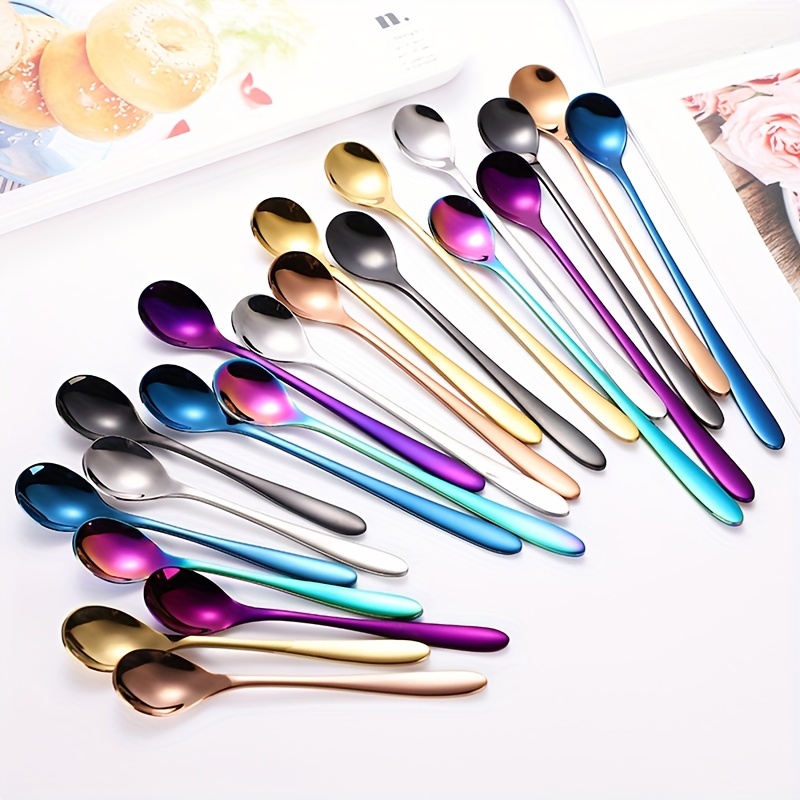 Stainless Steel Straws Kitchen Supply Detachable Spoon Multi-function  Stirring Portable Mixing Milk Tea Stirrer - AliExpress