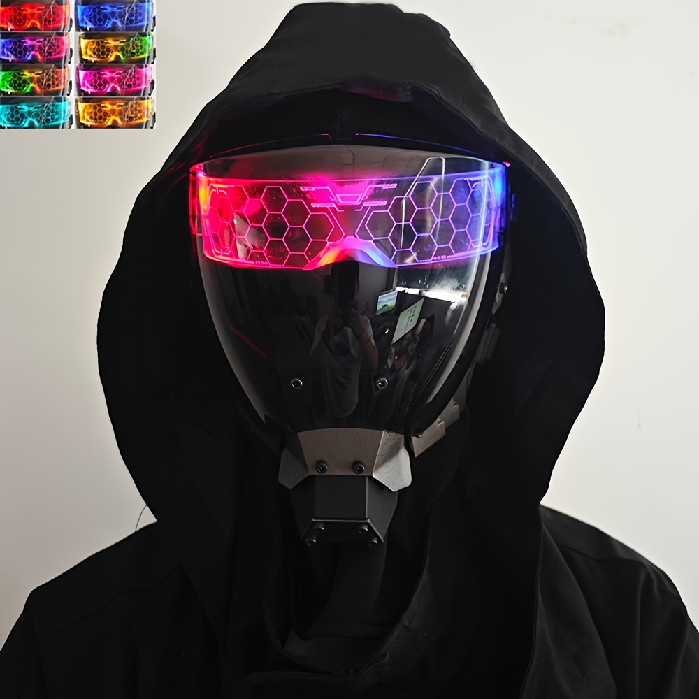 Led Mask With Face Transforming -Bluetooth App, Programmable Digital Smart  LED Light Up Face Mask BoyWithUke Transforming Face Mask for Kid Adults Men