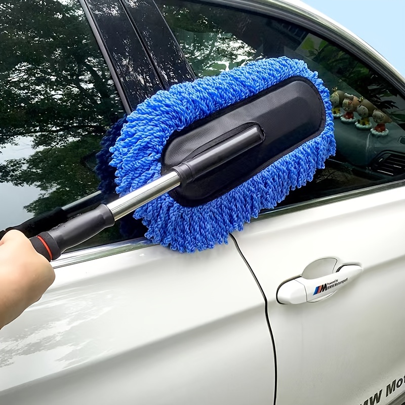Soft Microfiber Car Duster Exterior Scratch Free Multipurpose Duster with  Extend