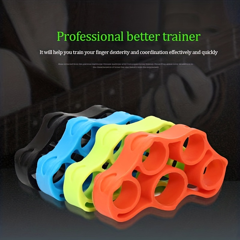 Finger Gripper Flex Gripster Guitar Hand Grip Exerciser Strengthener 6  Resistant Levels Expander Rubber Finger Trainer Elastic - AliExpress