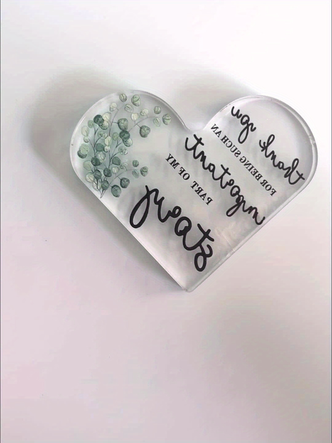 Acrylic Inspirational Quotes Gifts Teaching Is A Work Of Heart