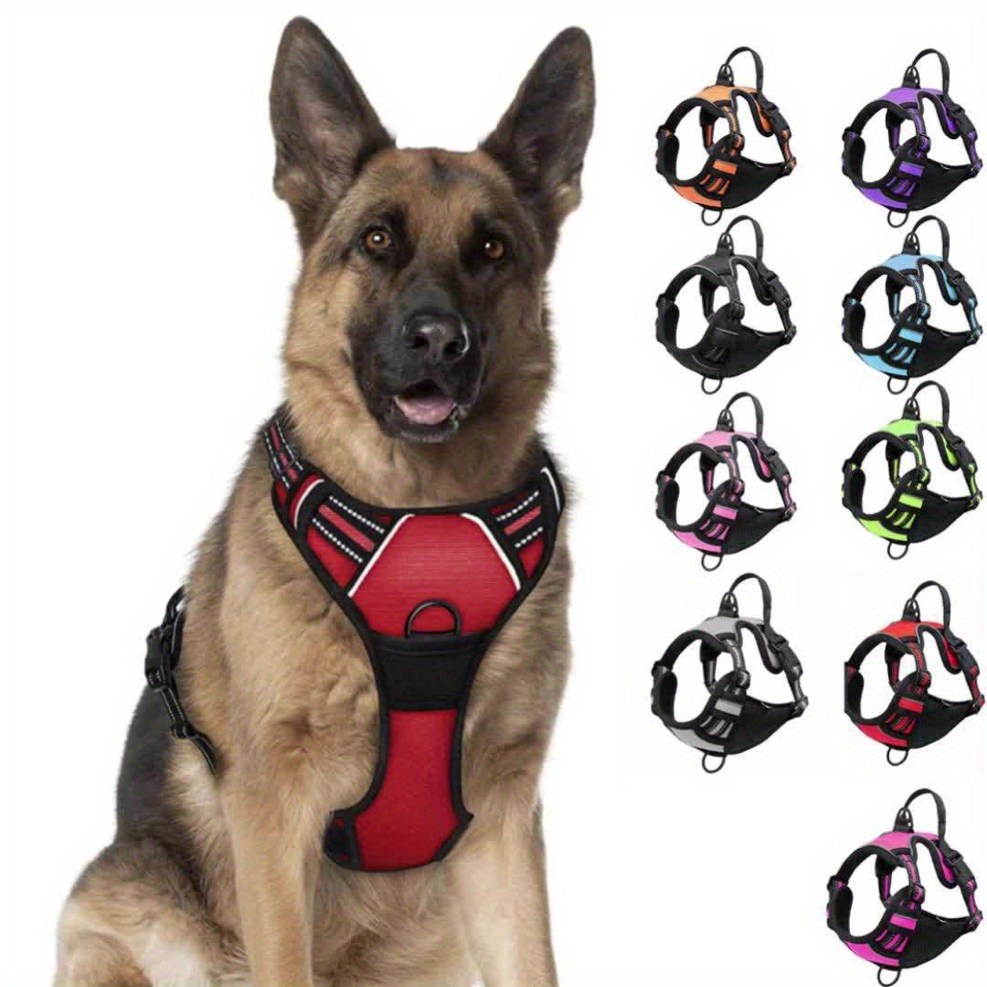 Acheter Harnais pour chien sans traction, pour petits et moyens chiens,  chat, été, extérieur, réfléchissant, respirant, sangle de poitrine pour  chiot, bouledogue français, fournitures pour animaux de compagnie