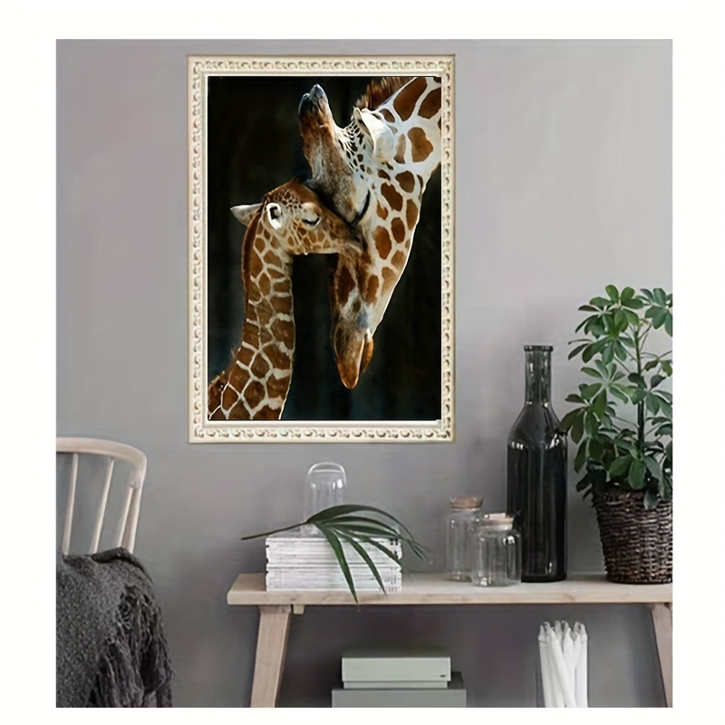 Diamond Painting For Adults, 5d Giraffe Full Artificial Diamond