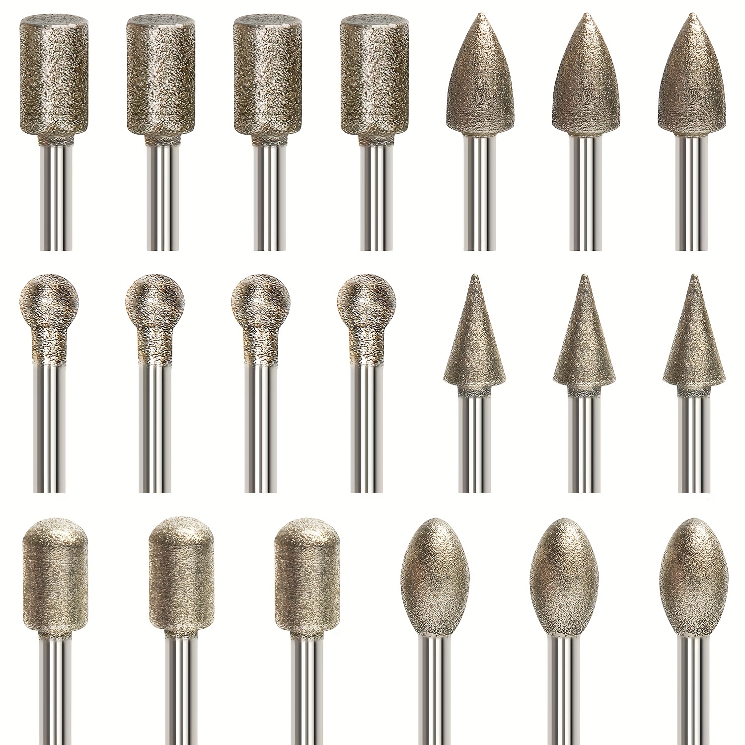 CNC Diamond Stone Carving Tools Milling Cutter Granite Engraving Bits Tool  For Marble Stone Carving