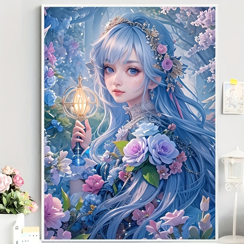 Cartoon Girl Anime Figure Diamond Painting Kits For Adults - Temu