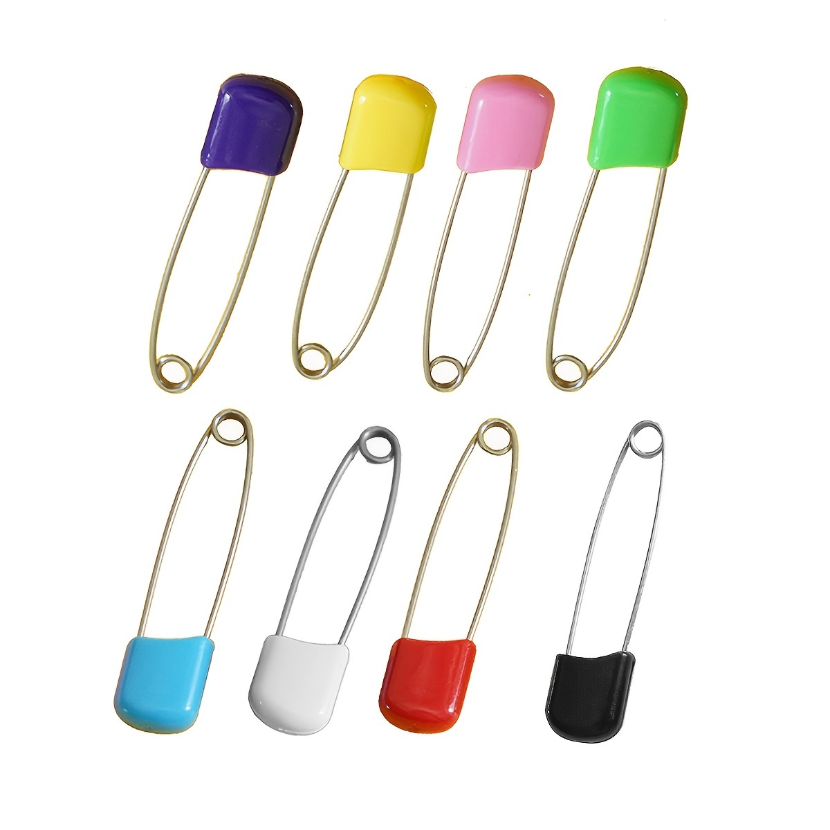 Baby Diaper Pins Safety Pin Lock Cloth Changing Locking Clip Multi Colors