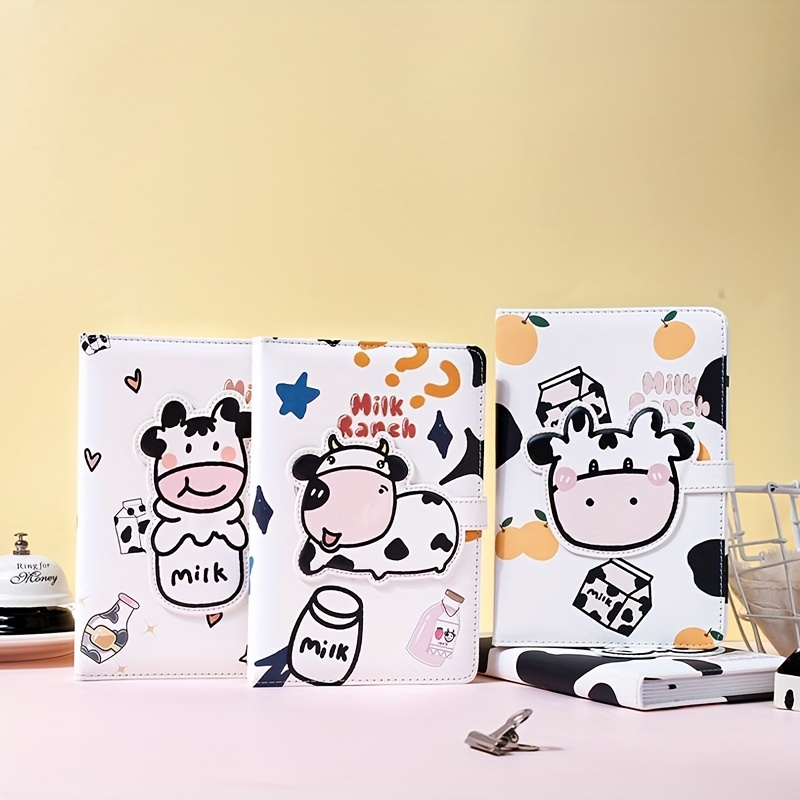 Per Book B5 Milk Puppy Paper Notebook With Cute Cow - Temu