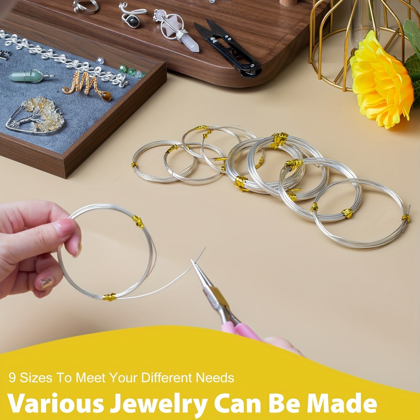 26 Gauge Round Half Hard Copper Wire: Jewelry Making Supplies, Instructions