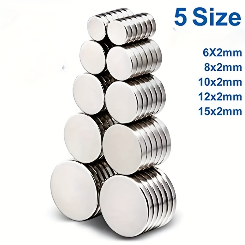 Refrigerator Magnets, Small Magnets, Strong Magnet, Round Magnets Stickers,  Strong Thin Magnets, 5x2mmround Durable Small Magnets For Fridge,  Whiteboards, Crafts, Photos, Stickers, Postcards, Tools, Cheap Stuff - Temu