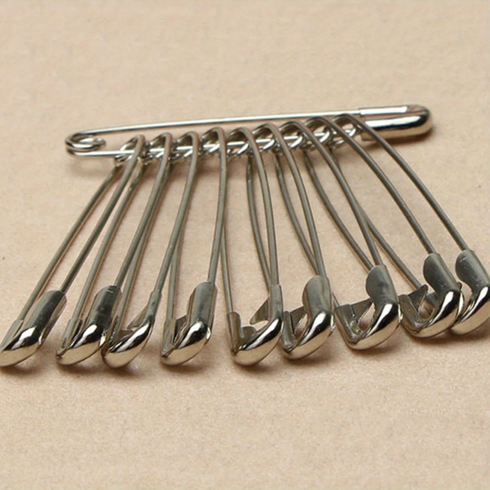 Safety Pins Decoration Large  Large Safety Pins Heavy Duty - 12pcs Large  Stainless - Aliexpress