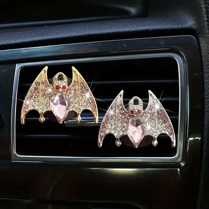 Bling Rhinestone Bat Design Car Air Fresheners Vent Clips For Car Interior  Decor, Car Accessories For Women, Men - Temu