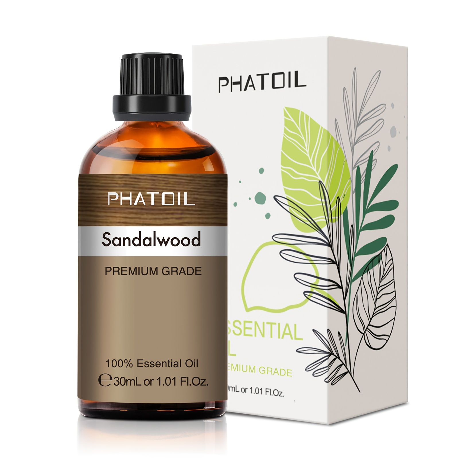 Plant Therapy Sandalwood Australian Organic Essential Oil 5 ml (1/6 oz)100% Pure