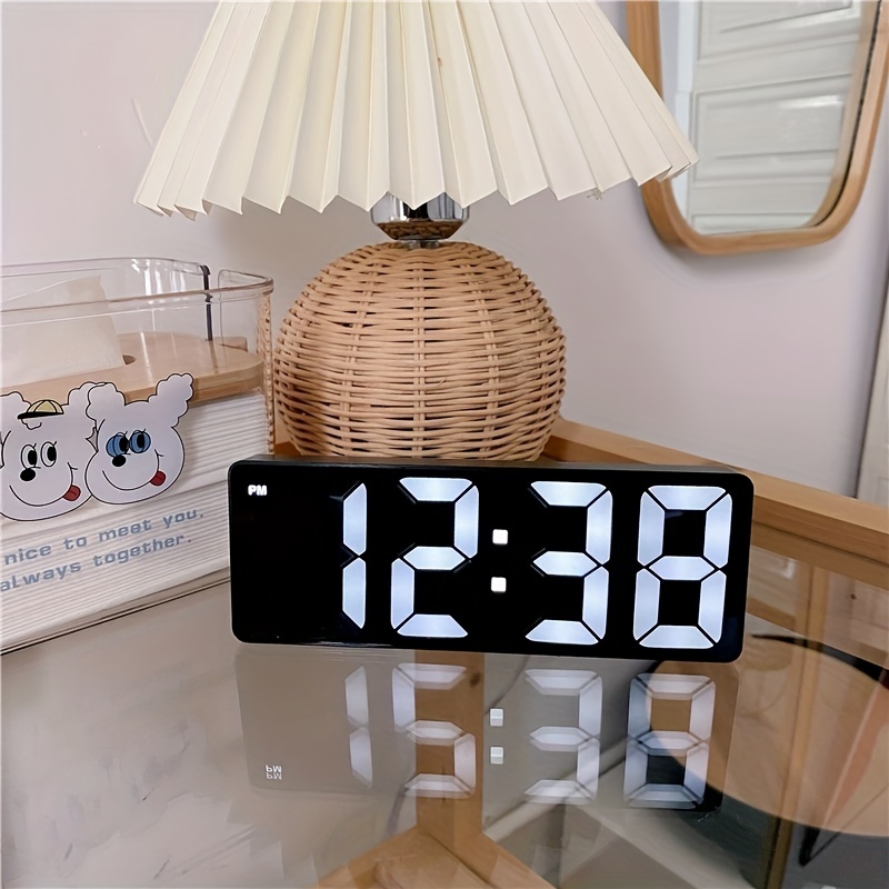 Mini-LCD-Digitaluhr Silent Desk Time Display Uhr Schlafzimmer einfache  kleine elektronische Uhr Student Prüfung stumm Desktop-Uhr