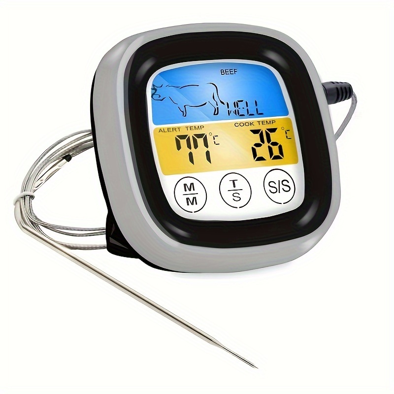 1pc Candy Deep Fry Thermometer With Probe, Instant Read Food Thermometer,  Mechanical Meat Thermometer For Grilling, Candle Making Thermometer, Baking