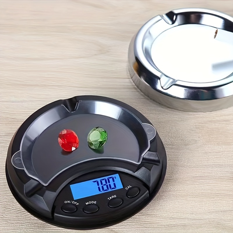 American Weigh Scales Black 100 x 0.01g Ashtray Scale