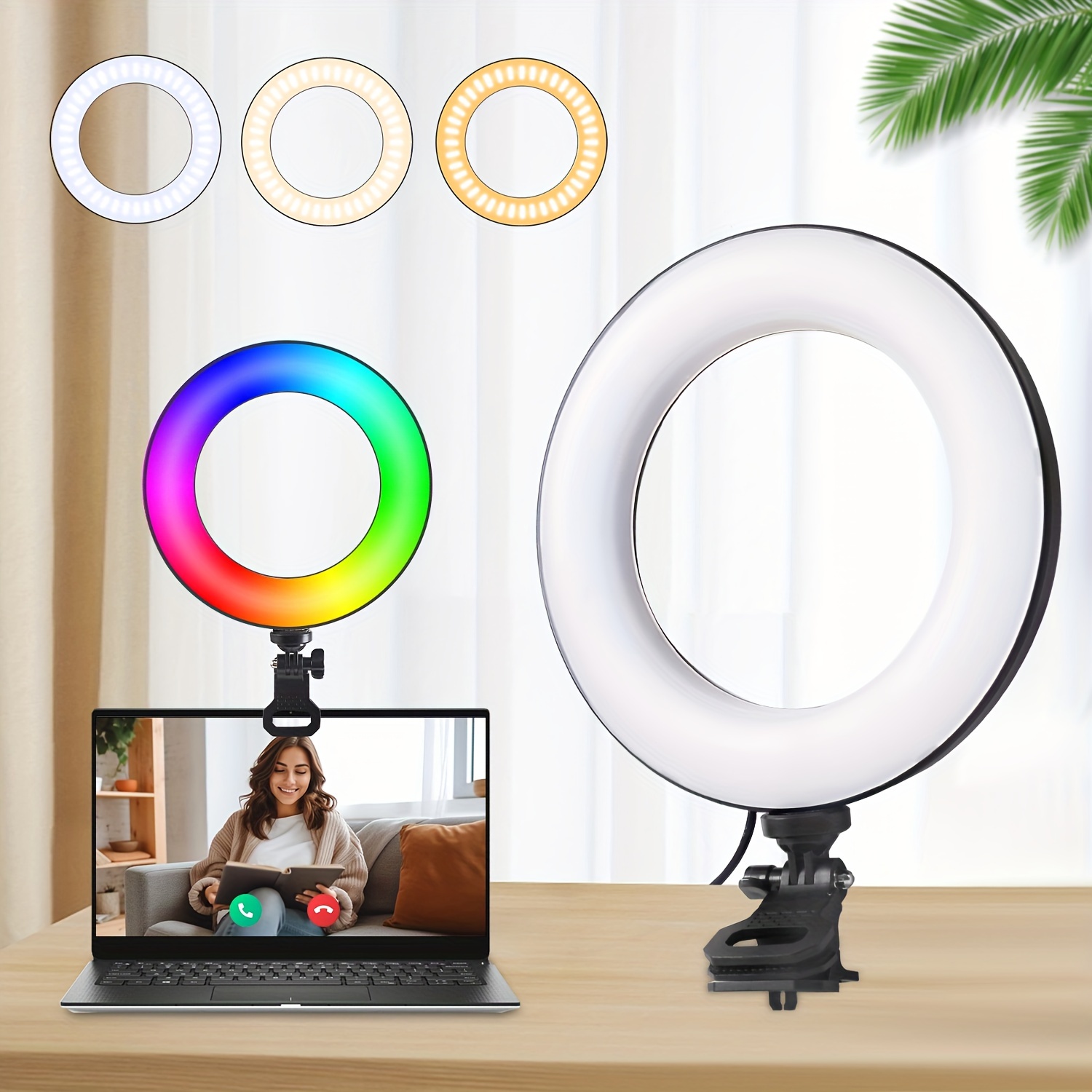 Clip On Ring Light - Temu